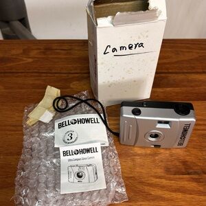Bell+Howell Silver Simulated Camera
